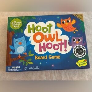 Peaceable Kingdom “Hoot Owl Hoot” Cooperative Board Game Ages 4+(2-4 Players)
